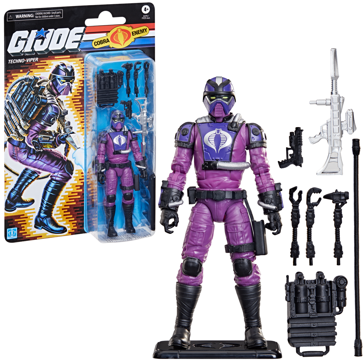 TECHNO VIPER RETROCARD G.I.JOE CLASSIFIED HASBRO