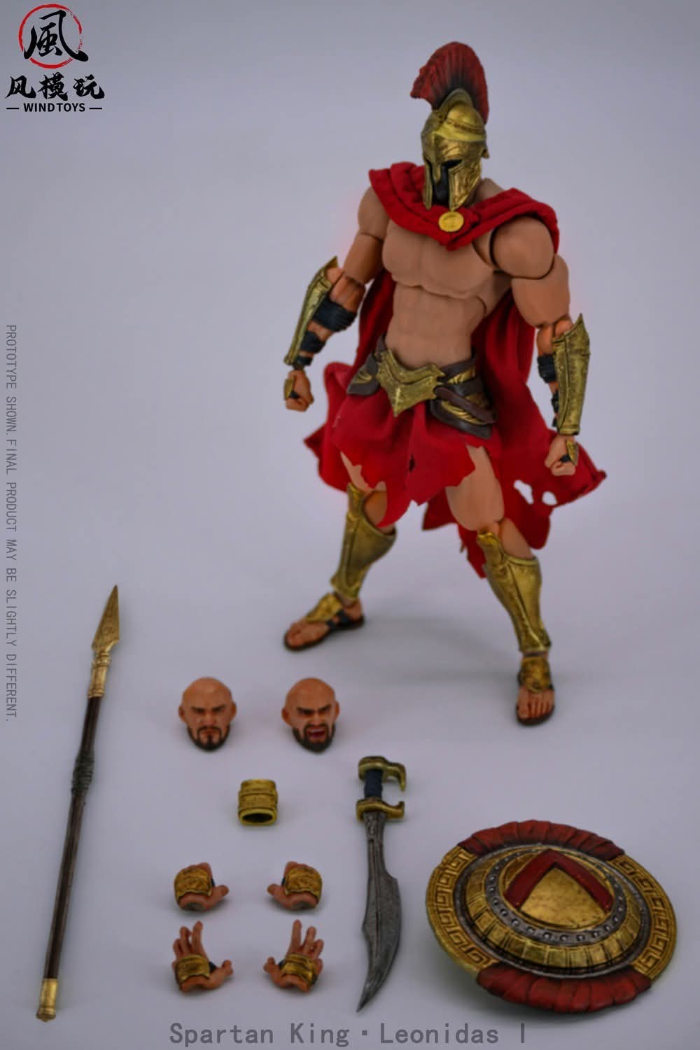 SPARTAN KING (LEONIDAS) NORMAL VERSION WINDTOYS ESCALA 1/12