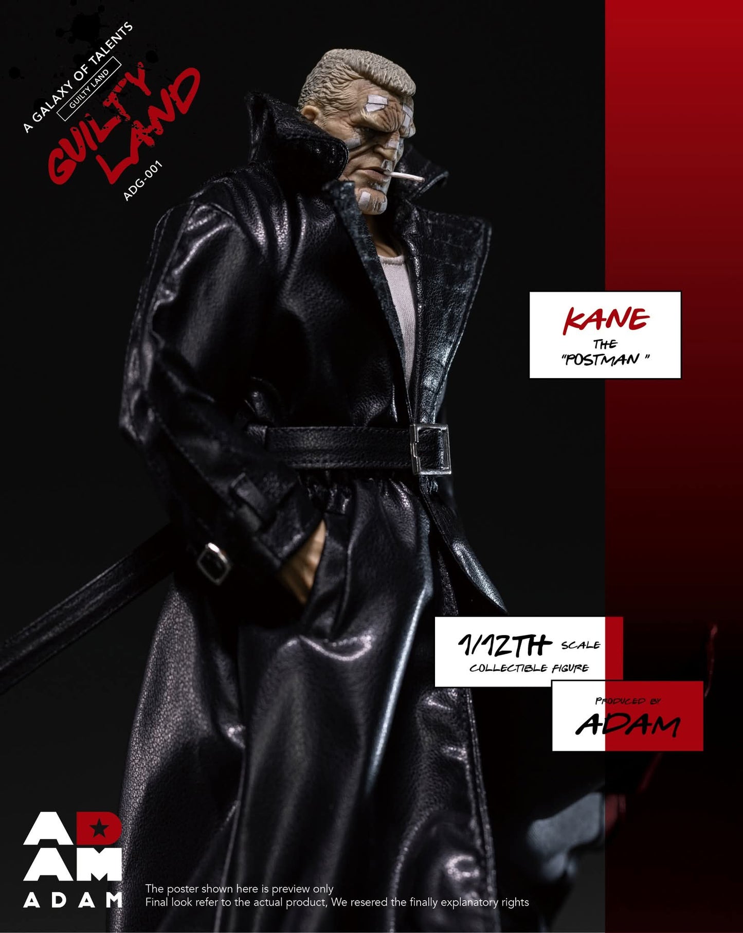 KANE THE POSTMAN (MARV) ADAM TOYS 1/12 GUILTY LAND A GALAXY OF TALENTS