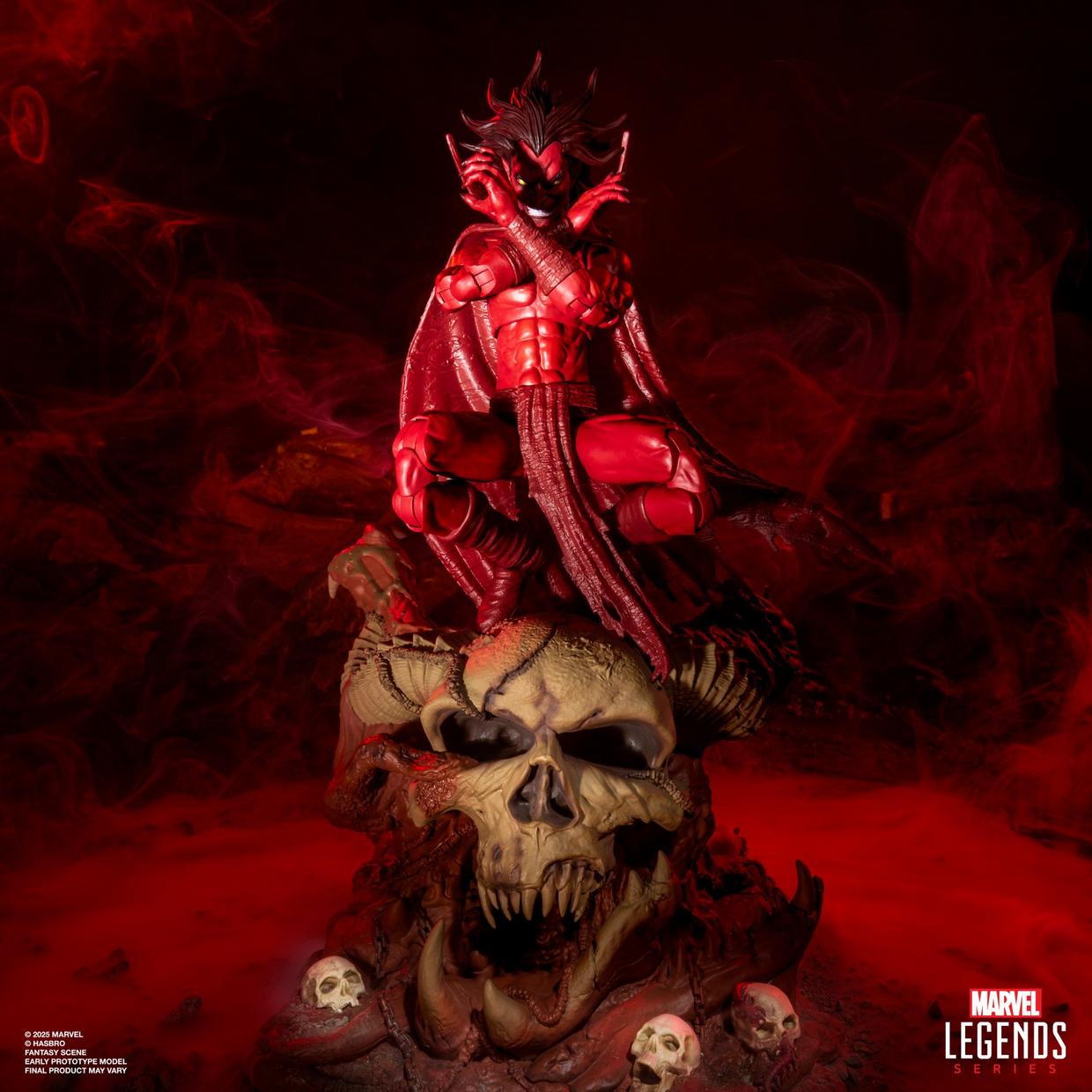 MEPHISTO CON TRONO INFERNAL MARVEL LEGENDS EXCLUSIVO HASLAB HASBRO