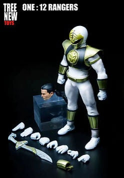 WHITE RANGER THREE NEW TOYS 1:12