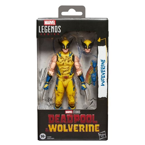 WOLVERINE YELLOW SUIT DAMAGE (DEADPOOL Y WOLVERINE) MARVEL LEGENDS MCU HASBRO
