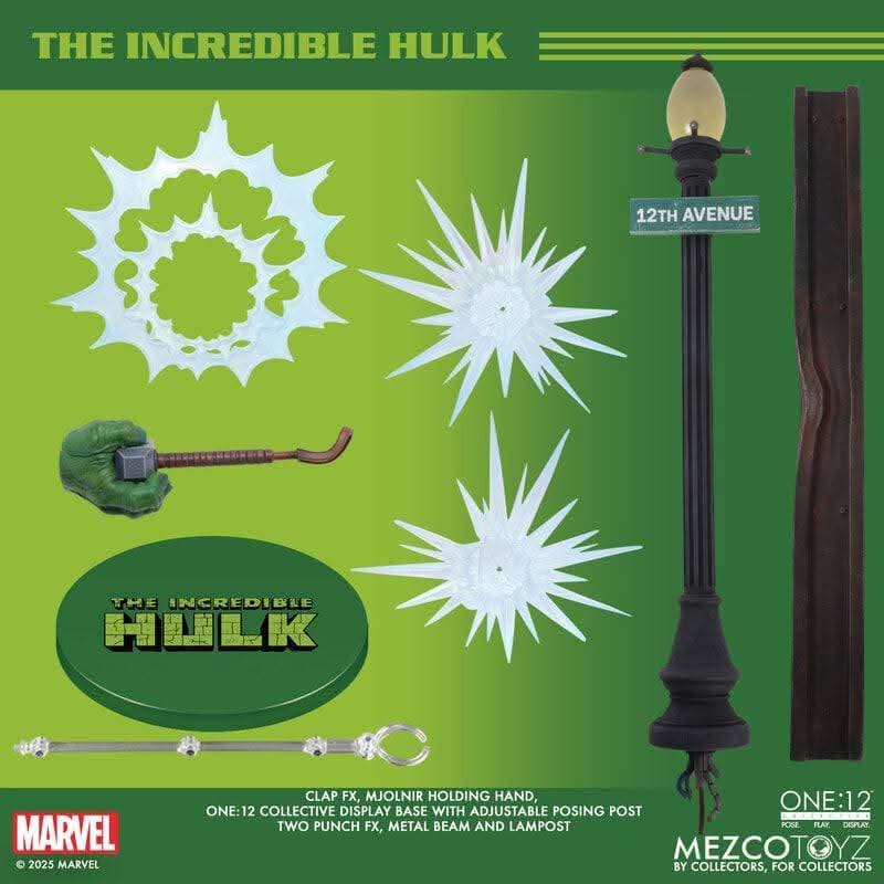 THE INCREDIBLE HULK MARVEL MEZCO ONE:12