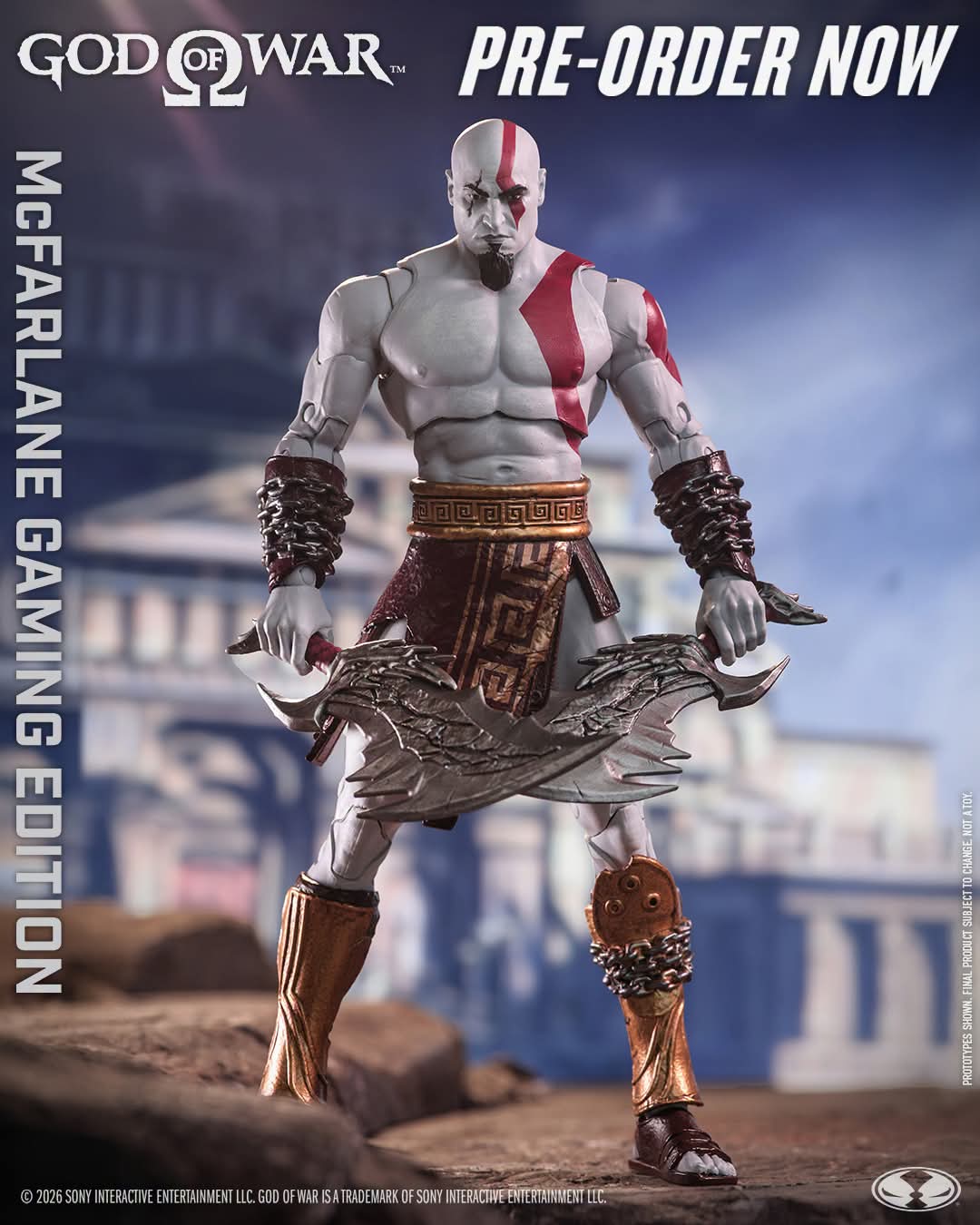 KRATOS GOD OF WAR GAMING EDITION MCFARLANE