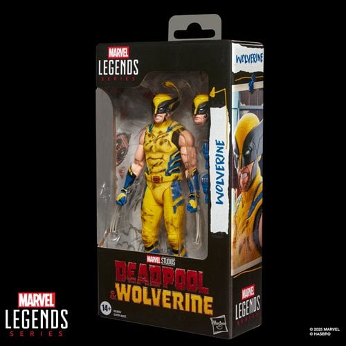 WOLVERINE YELLOW SUIT DAMAGE (DEADPOOL Y WOLVERINE) MARVEL LEGENDS MCU HASBRO