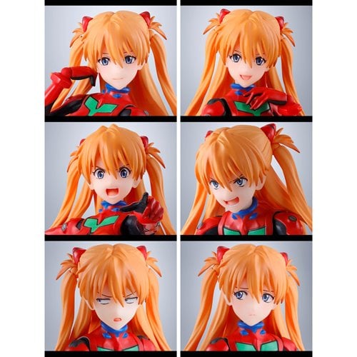 ASUKA SHIKINAMI LANGLEY EVANGELION S.H.FIGUARTS BANDAI