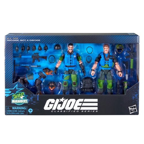 FOOTLOOSE MUTT Y JUNKYARD MAD MARAUDERS G.I.JOE CLASSIFIED SERIES HASBRO
