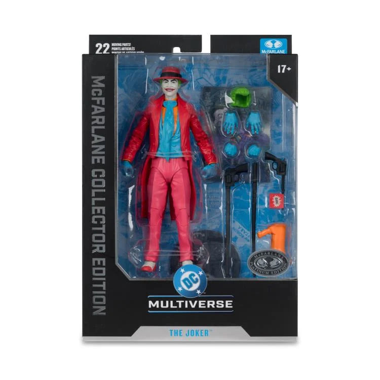 THE JOKER BATMAN 1989 DC MULTIVERSE COLLECTOR EDITION MCFARLANE PLATINUN EDITION