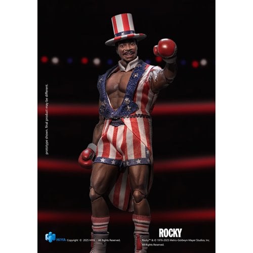APOLLO CREED ROCKY I HIYA TOYS EXQUISITE SUPER SERIES