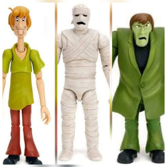SHAGGY, CREEPER Y MUMMY OF ANKHA SET JADA TOYS