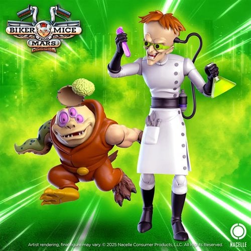 DR KARBUNKLE Y FRED THE MUTANT BIKER MICE FROM MARS NACELLE