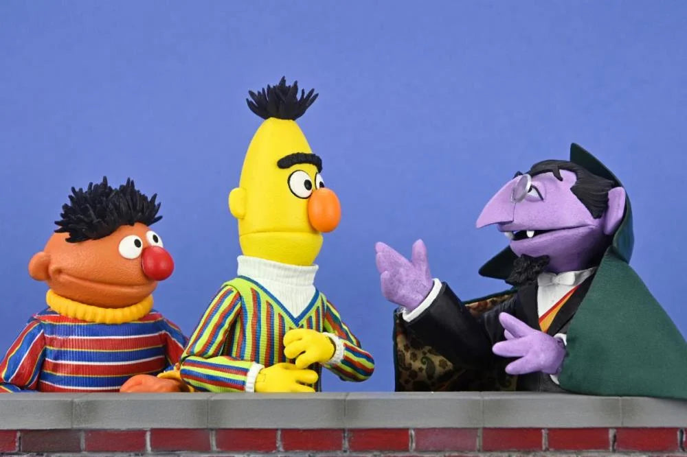 COUNT VON COUNT (CONDE CONTAR) PLAZA SESAMO NECA