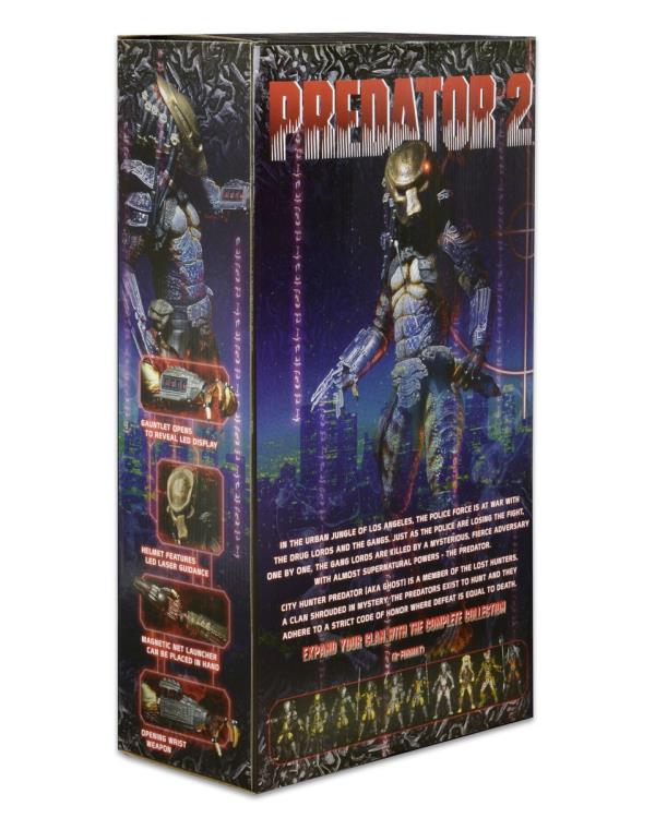 PREDATOR CITY HUNTER SPECIAL EDITION CON LUZ LED ESCALA 1/4 NECA
