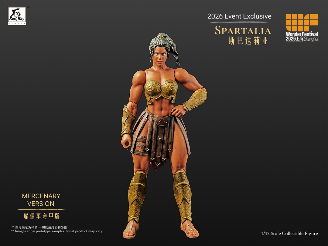 SPARTALIA GOLD MERCENARY VERSION COMBATANTS XESRAY STUDIO EVENT EXCLUSIVE