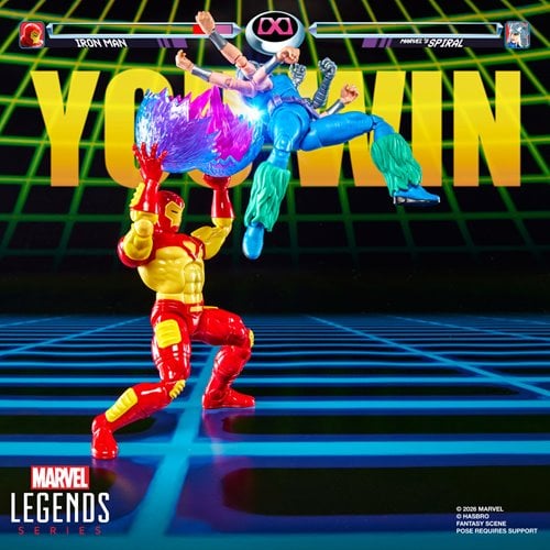 IRON MAN VS SPIRAL MARVEL LEGENDS GAMERVERSE HASBRO