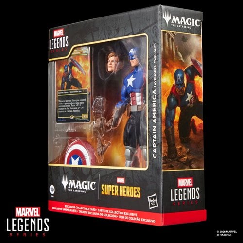 CAPITAN AMERICA AVENGERS TWILIGHT MARVEL SUPERHEROES MAGIC MARVEL LEGENDS HASBRO