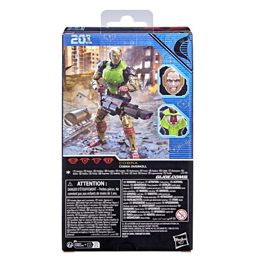OVERKILL G.I.JOE CLASSIFIED HASBRO