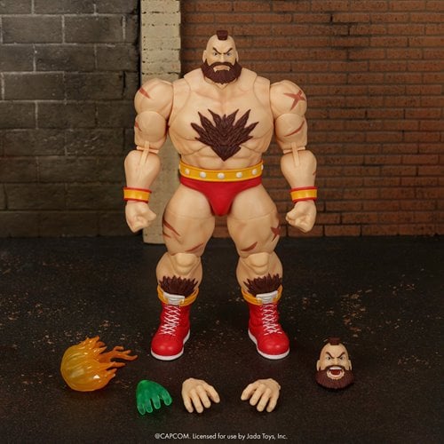 ZANGIEF DELUXE STREET FIGHTER JADA TOYS