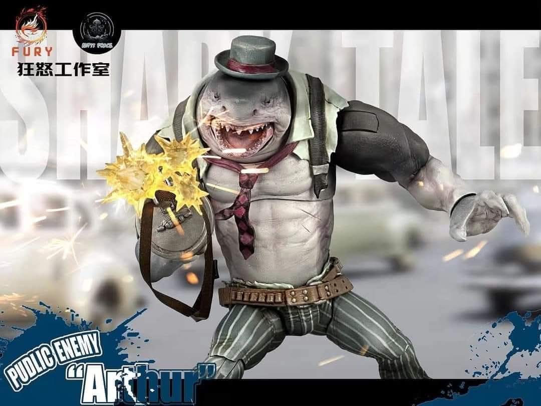 SHARK TALES SET ARTHUR, BILLY Y GYPSY CON BONUS FURY TOYS