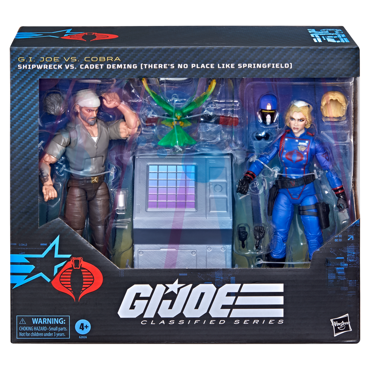 SHIPWRECK VS CADET DEMING G.I.JOE CLASSIFIED HASBRO