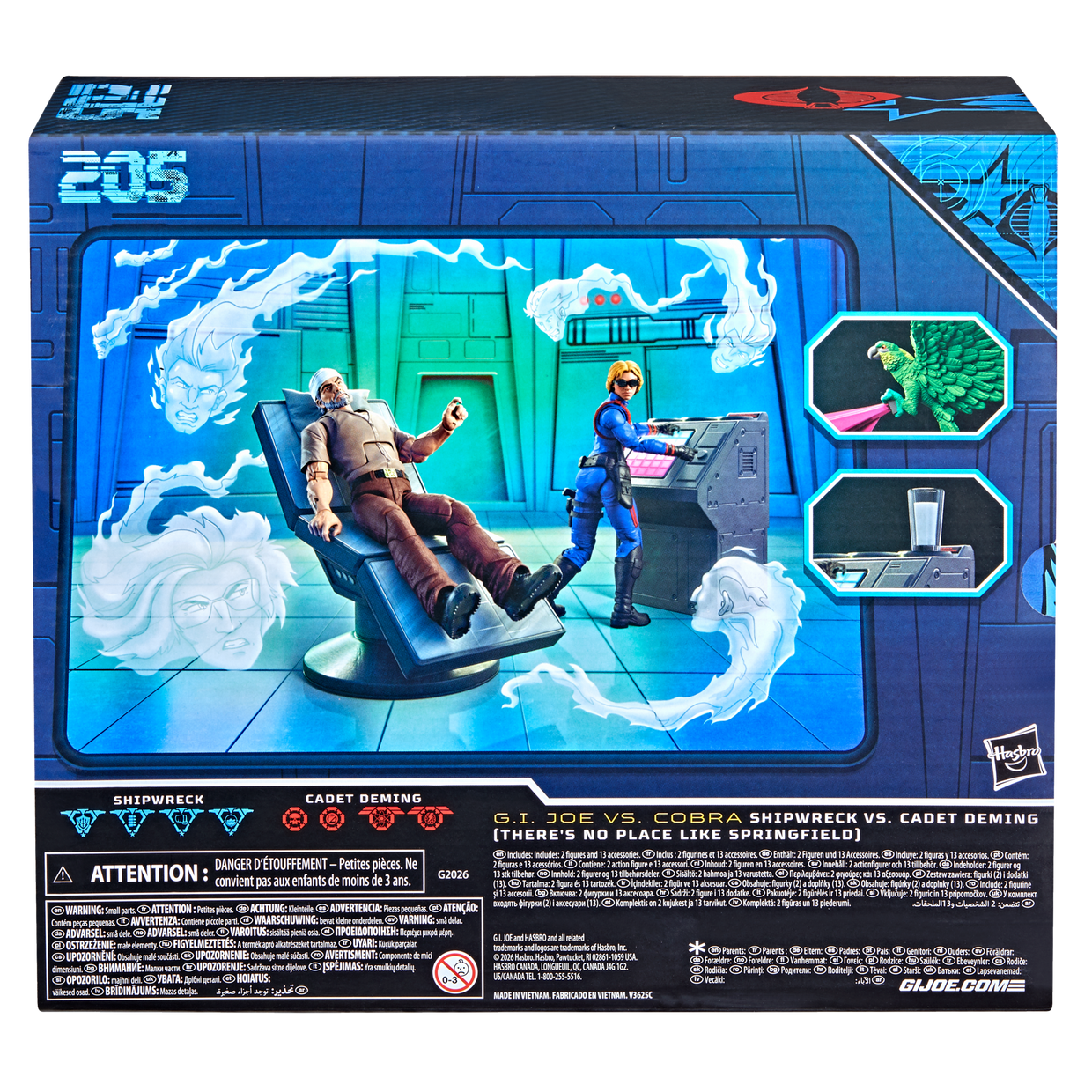 SHIPWRECK VS CADET DEMING G.I.JOE CLASSIFIED HASBRO