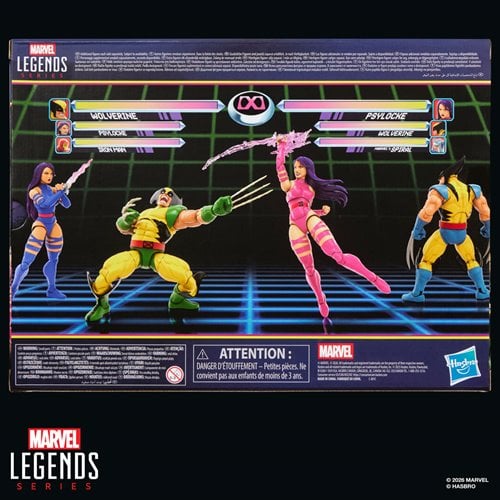 WOLVERINE VS PSYLOCKE MARVEL LEGENDS GAMERVERSE HASBRO