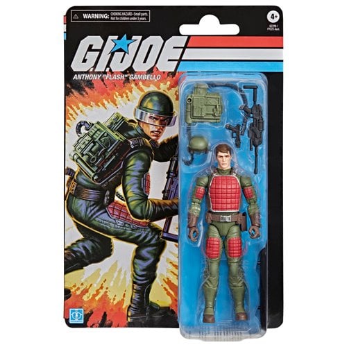 ANTHONY FLASH GAMBELLO G.I.JOE CLASSIFIED SERIES RETROCARD