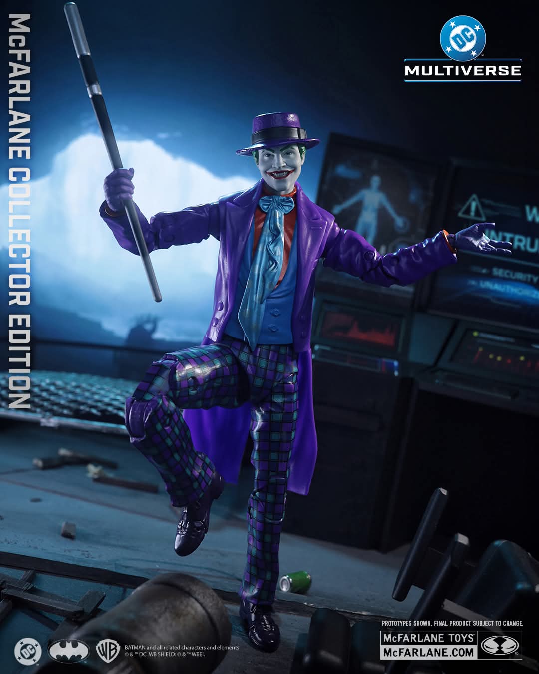 THE JOKER BATMAN 1989 DC MULTIVERSE COLLECTOR EDITION MCFARLANE