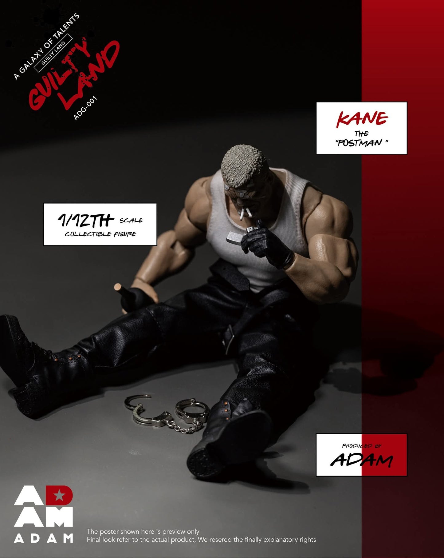 KANE THE POSTMAN (MARV) ADAM TOYS 1/12 GUILTY LAND A GALAXY OF TALENTS