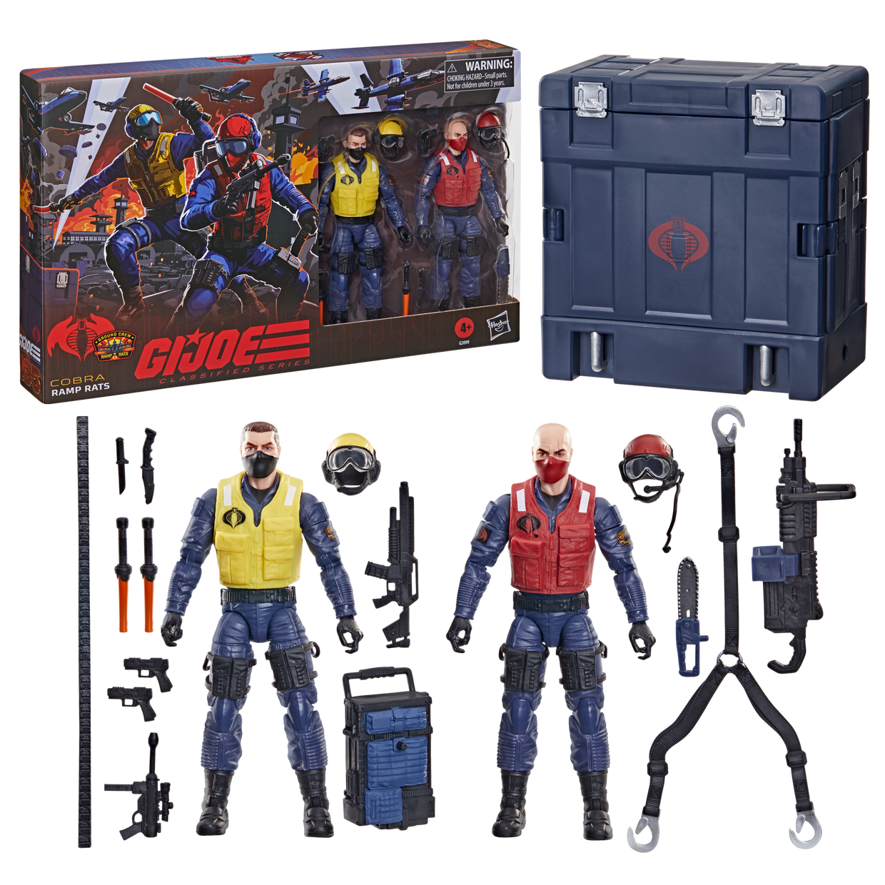 COBRA RAMP RATS, COBRA RATTLER GROUND CREW G.I.JOE CLASSIFIED HASBRO PULSE