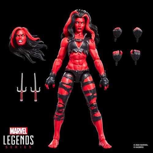 RED SHE HULK MARVEL LEGENDS HASBRO