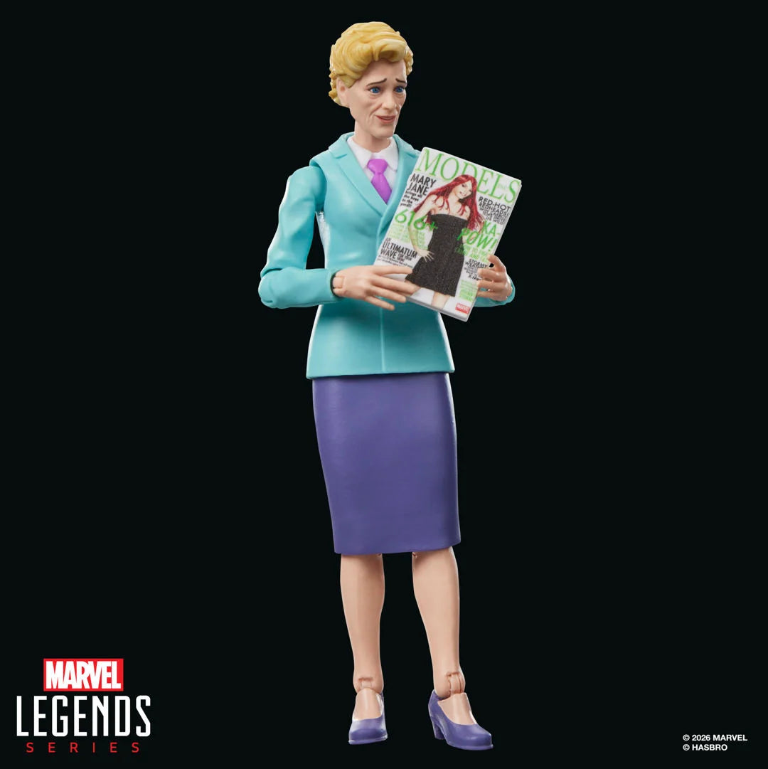 TIA MAY SPIDERMAN THE ANIMATED SERIES RETROCARD MARVEL LEGENDS HASBRO