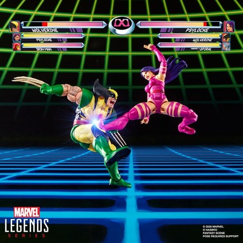 WOLVERINE VS PSYLOCKE MARVEL LEGENDS GAMERVERSE HASBRO