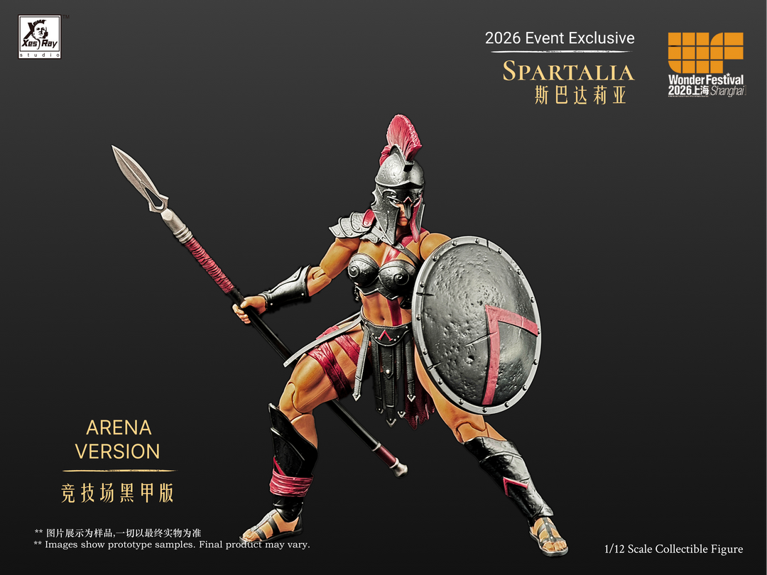 SPARTALIA BLACK ARENA VERSION COMBATANTS XESRAY STUDIO EVENT EXCLUSIVE CON BONUS