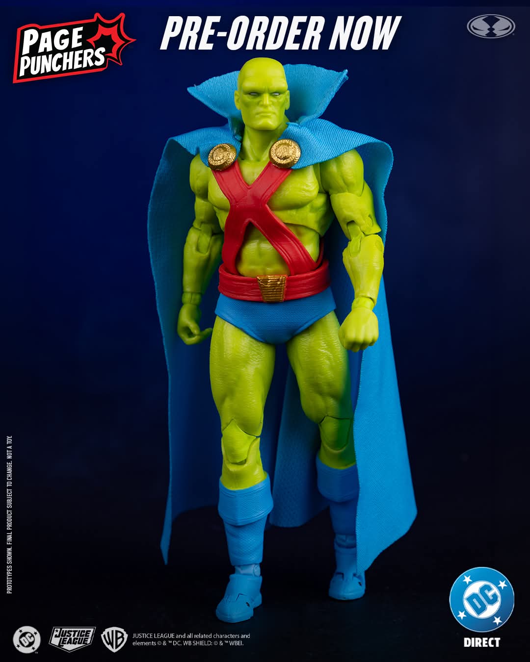 MARTIAN MANHUNTER DC MULTIVERSE MCFARLANE PAGE PUNCHERS
