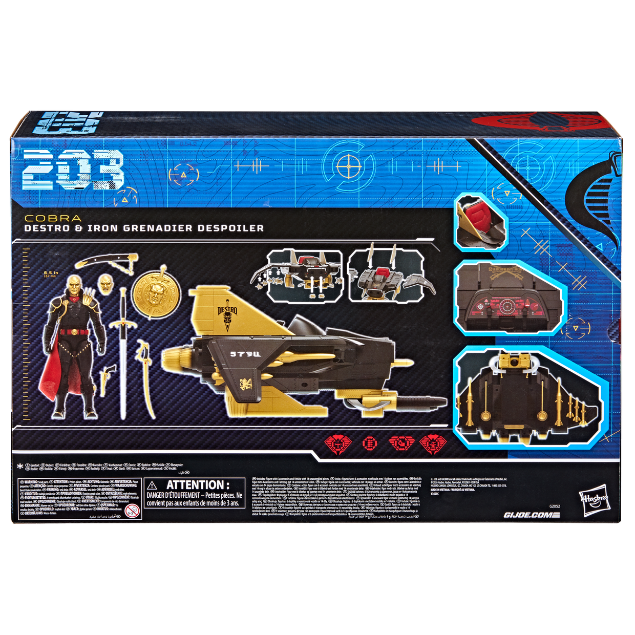 DESTRO Y IRON GRENADIER DESPOILER G.I.JOE CLASSIFIED HASBRO