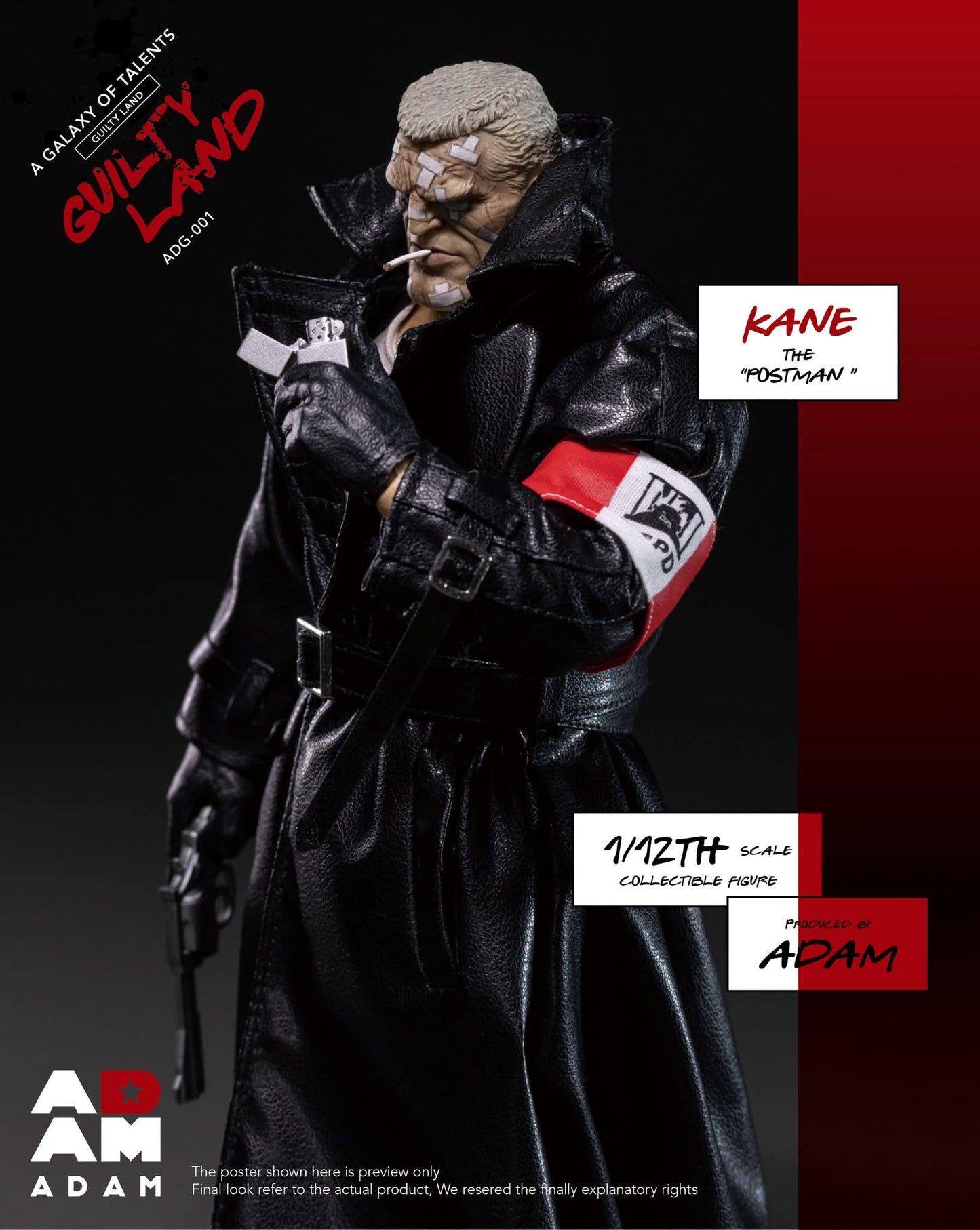 KANE THE POSTMAN (MARV) ADAM TOYS 1/12 GUILTY LAND A GALAXY OF TALENTS