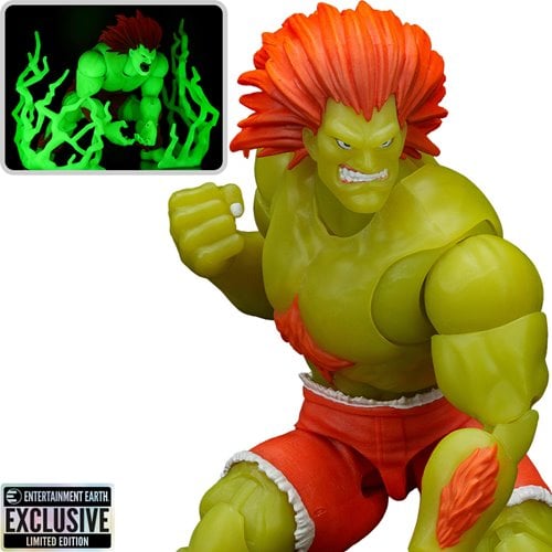 BLANKA GLOW IN THE DARK STREET FIGHTER JADA TOYS EXCLUSIVO EE