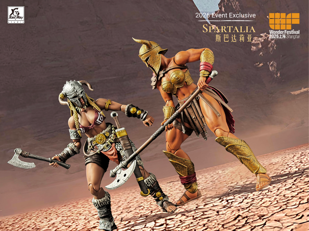 SPARTALIA GOLD MERCENARY VERSION COMBATANTS XESRAY STUDIO EVENT EXCLUSIVE