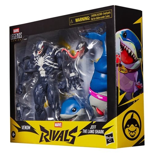 VENOM Y JEFF THE LAND SHARK MARVEL LEGENDS RIVALS HASBRO