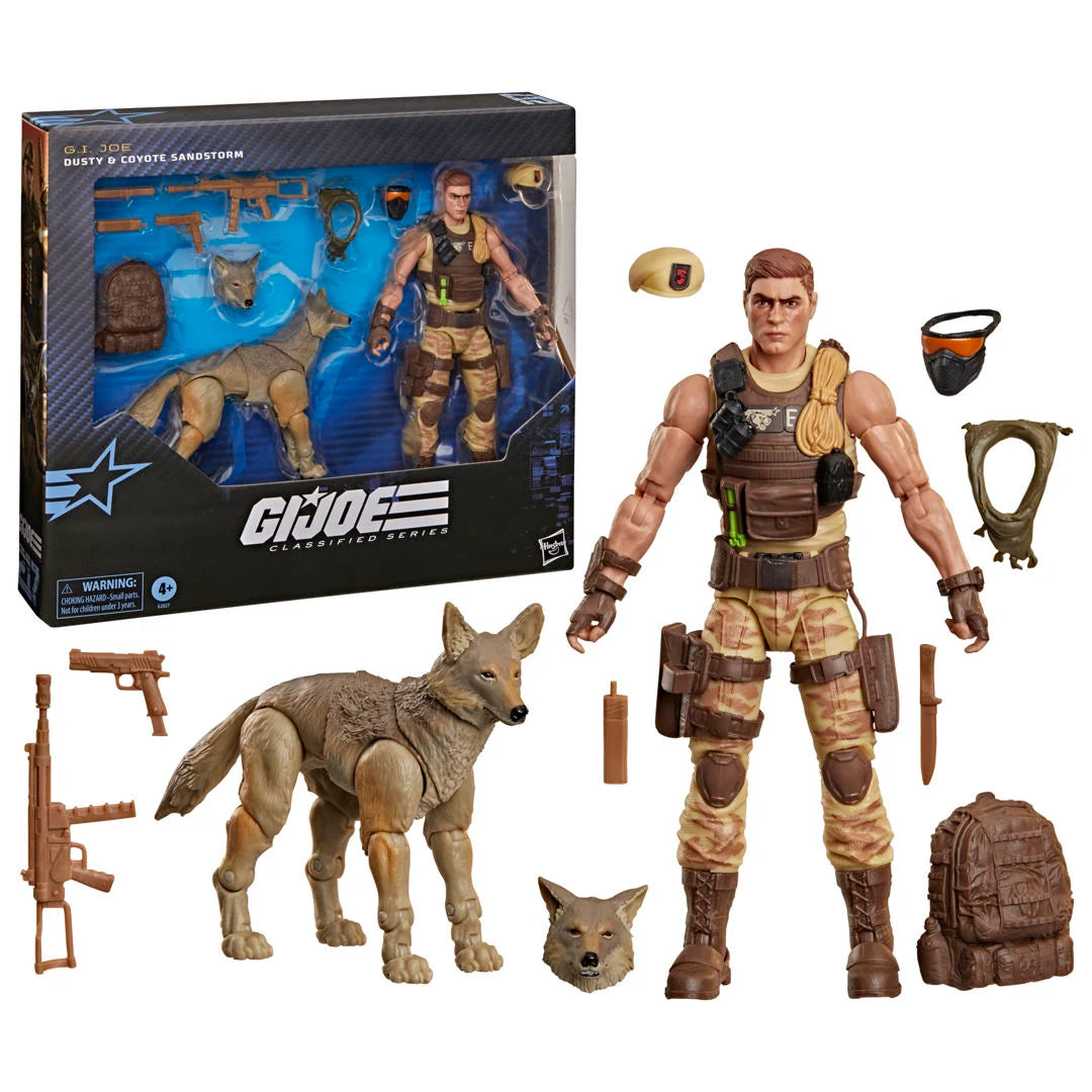 DUSTY Y COYOTE SANDSTORM G I.JOE CLASSIFIED SERIES HASBRO