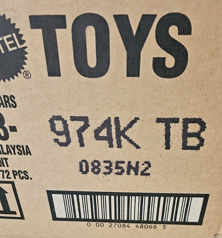HOT WHEELS SERIE K CAJA SELLADA MATTEL 72 PIEZAS AÑO 2025