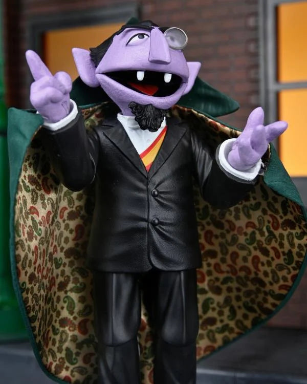 COUNT VON COUNT (CONDE CONTAR) PLAZA SESAMO NECA