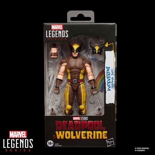 WOLVERINE BROWN SUIT (DEADPOOL Y WOLVERINE) MARVEL LEGENDS MCU HASBRO