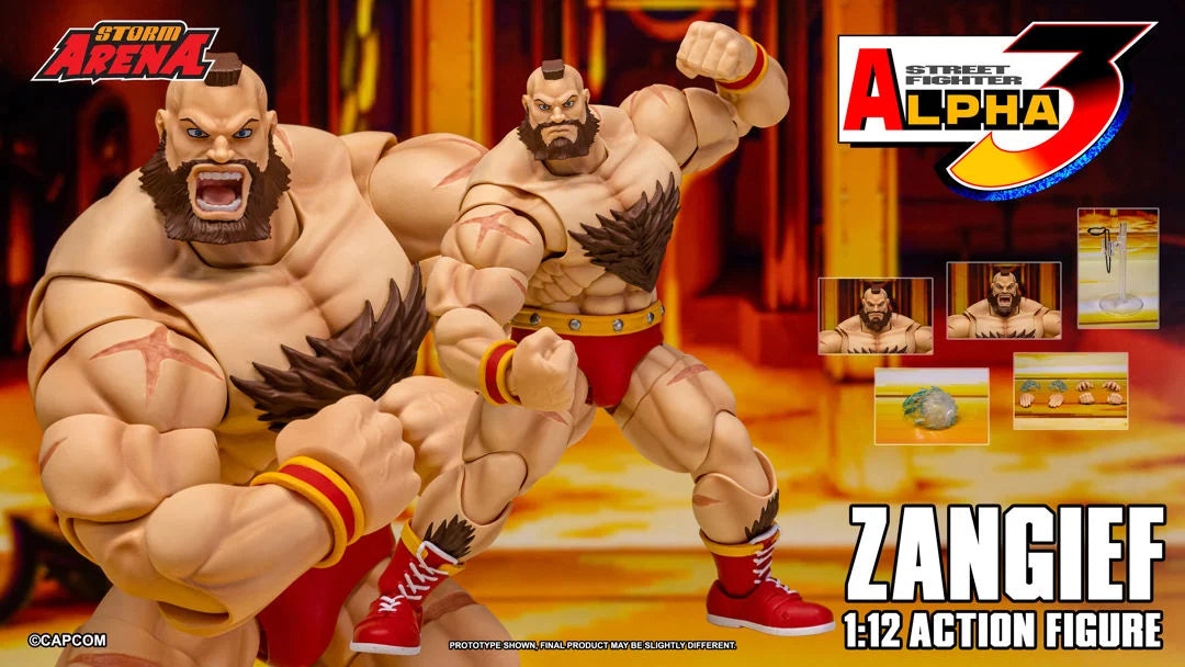 ZANGIEF STREET FIGHTER ALPHA STORM COLLECTIBLES ARENA
