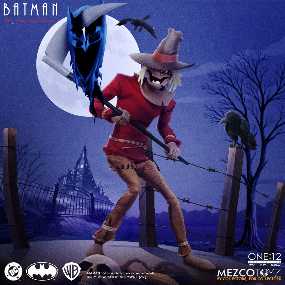 SCARECROW BATMAN THE ANIMATED SERIES MEZCO ONE:12
