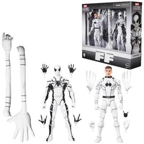 MR FANTASTIC Y SPIDERMAN FUTURE FOUNDATION 2PACK MARVEL LEGENDS HASBRO