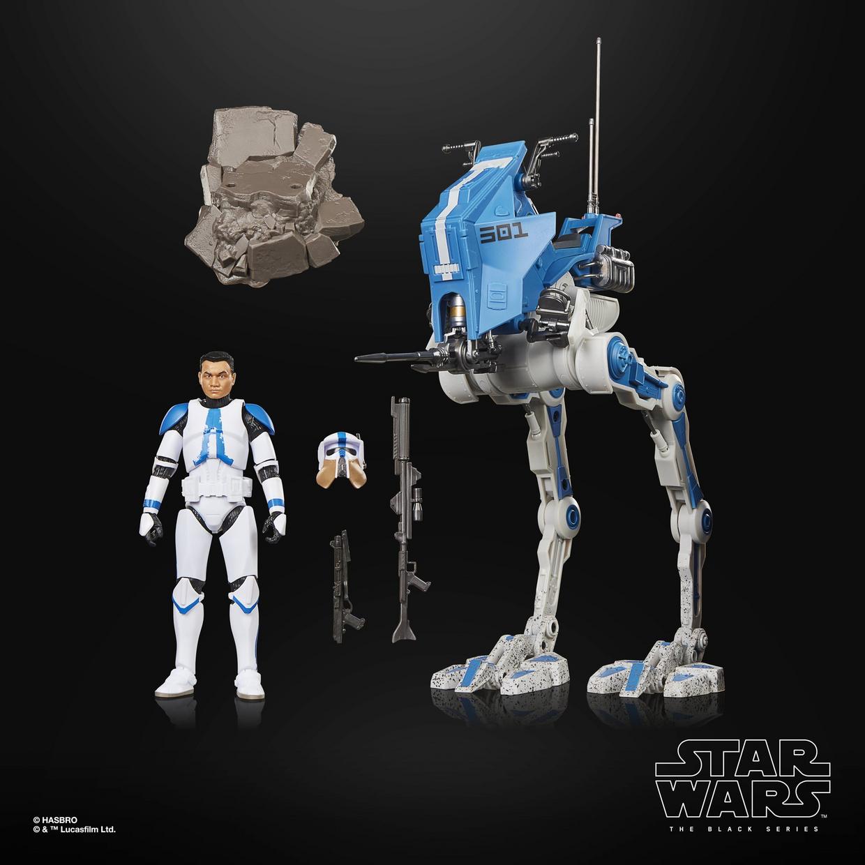ARF TROOPER 501ST Y AT-RT STAR WARS BLACK SERIES HASBRO