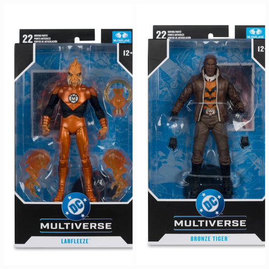 LARFLEEZE Y BRONZE TIGER SET DOBLE DC MULTIVERSE MCFARLANE