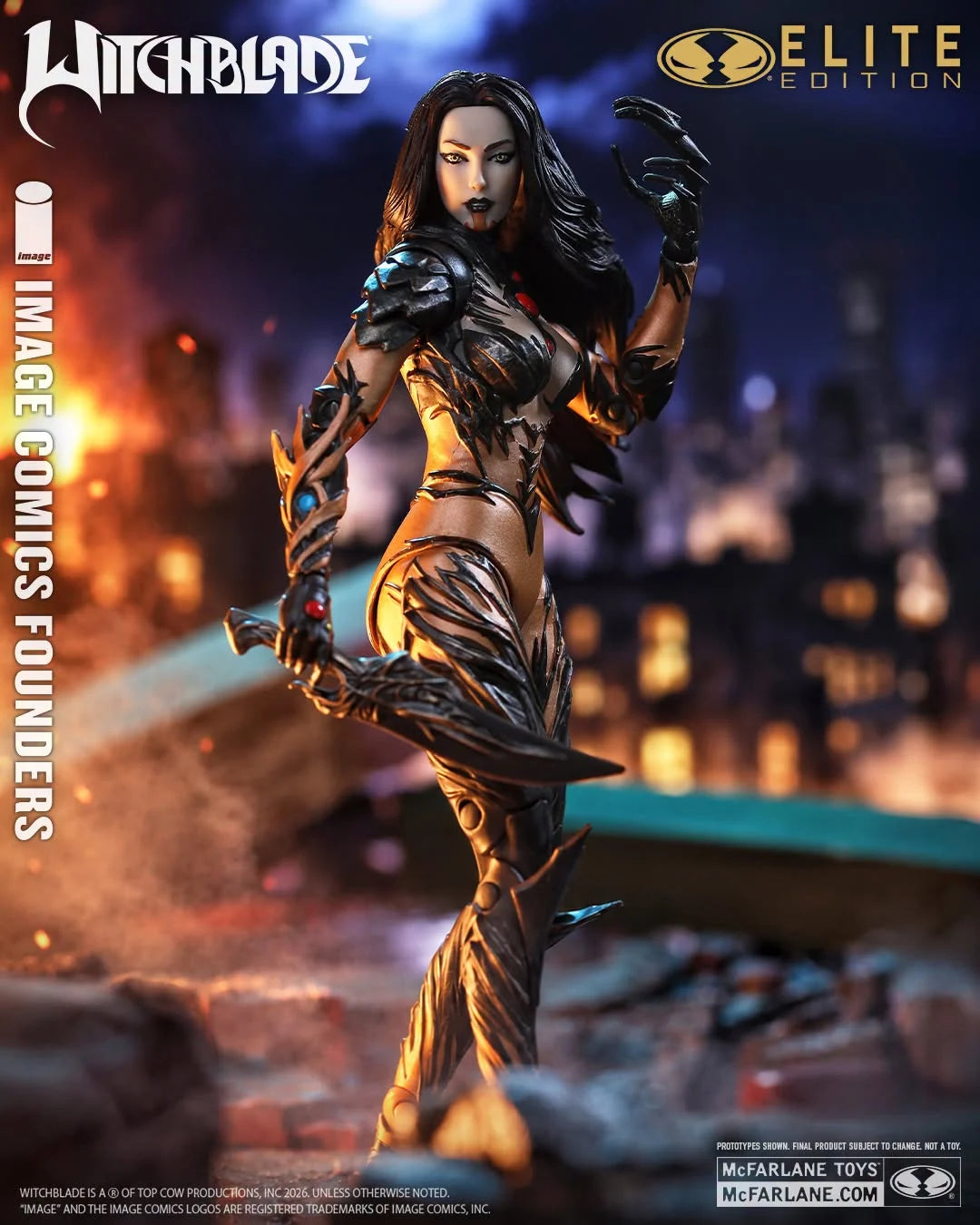 WITCHBLADE SARA PEZZINI IMAGE COMIC FOUNDERS MCFARLANE ELITE EDITION